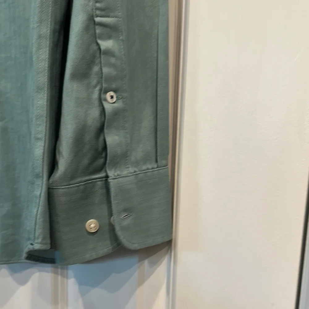 Bonobos Green Dress Shirt Crisp Formal Attire EUC - Picture 5 of 5